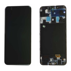 Écran Samsung Galaxy A20 (A205F) Noir / M10s (M107) + Châssis Origine